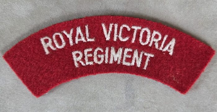 Battledress Flash - Royal Victoria Regiment