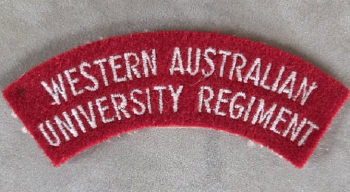Battledress Flash - Western Australian University Regiment
