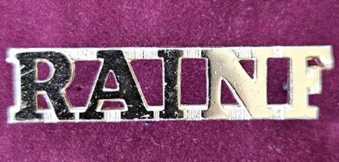 Royal Australian Infantry Corps (RAINF) - Shoulder Title - Anodised