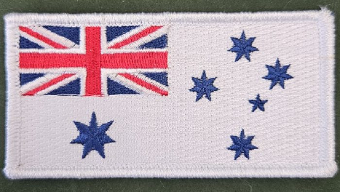 RAN - Australian National Flag (White Ensign) patch