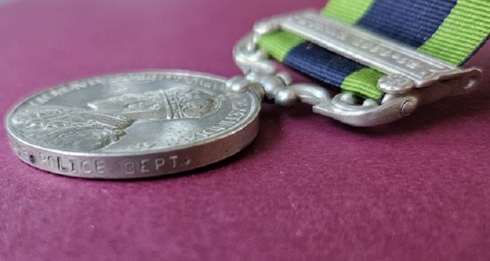 Indian General Service Medal IGSM1909 Clasp Burma 1930 - 1932 (Police Dept) - Image 5