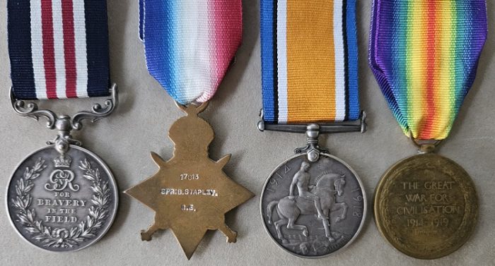 British - MM & 1914 - 15 Trio - STAPLEY (Royal Engineers) - Image 2