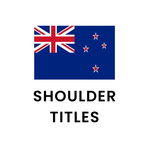 New Zealand - Shoulder Titles