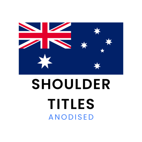Shoulder Titles - Anodised