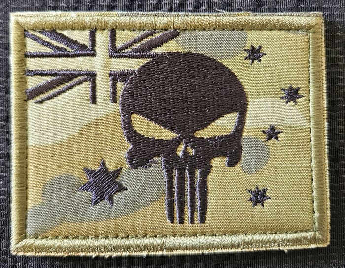 Australian National Flag - Punisher Multicam Patch