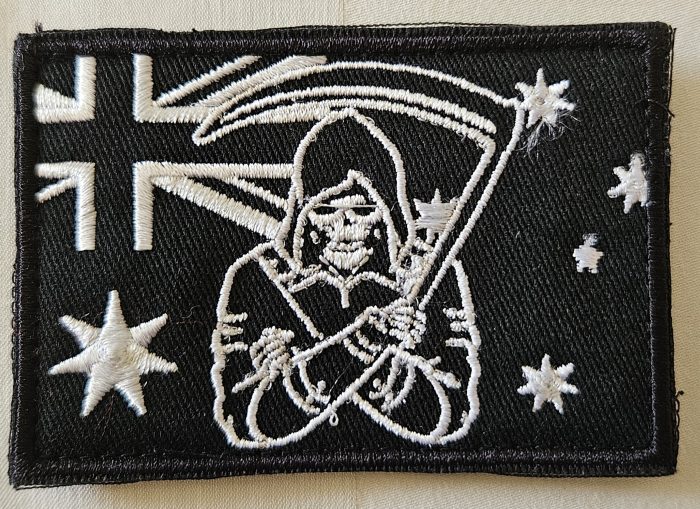 Australian National Flag - Grim Reaper Patch