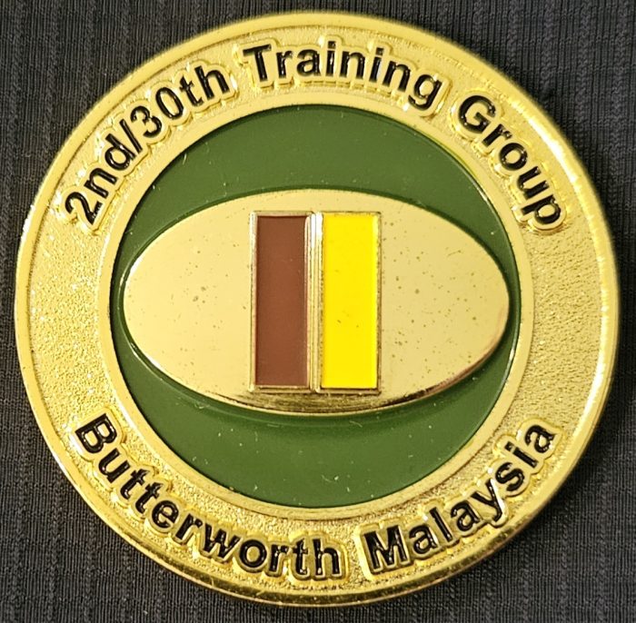Challenge Coin - 2/30th Training Group Butterworth Malaysia