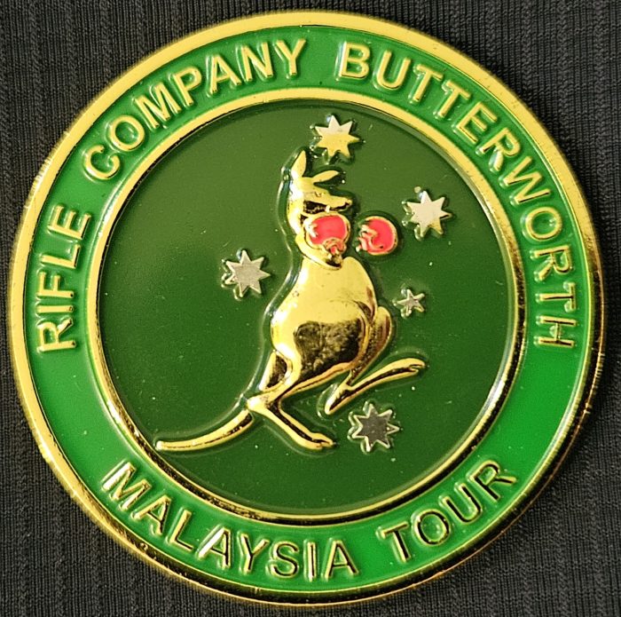 Challenge Coin -  Rifle Company Butterworth Malaysia Tour