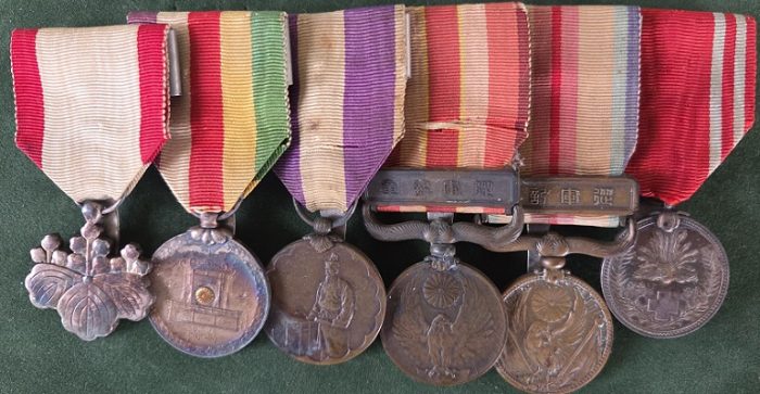 Mounted Japanese of Six