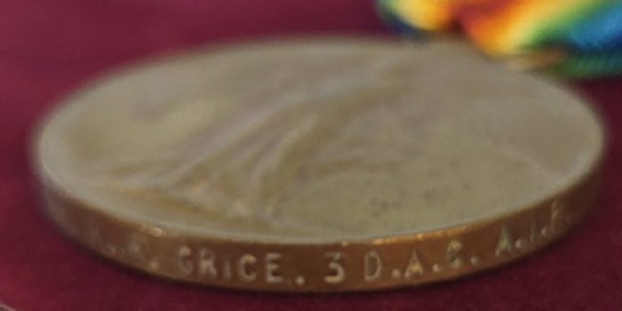 Australian - Victory Medal named GRICE (3 DAC AIF) - Image 4