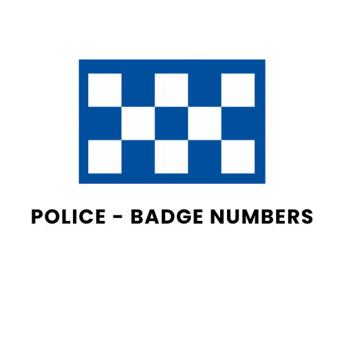 Police - Badge Numbers