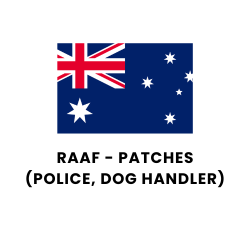 RAAF - Police, Dog Handler and Security Patches