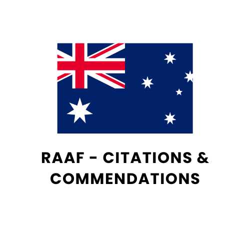 RAAF - Citations and Commendations