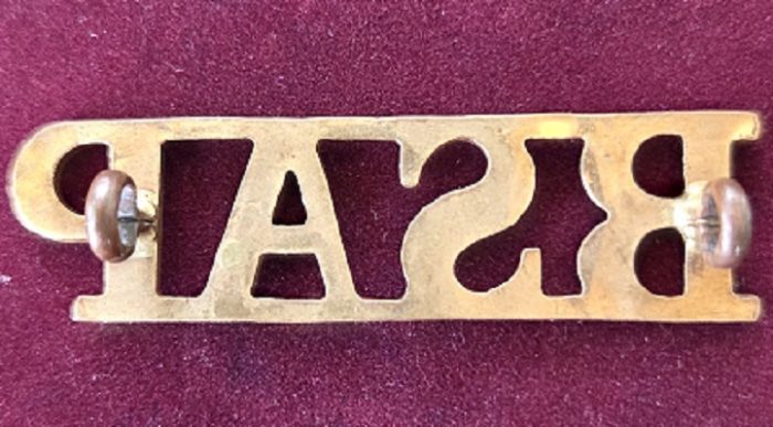British South African Police Shoulder Title - Image 2