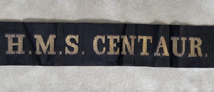 Royal Navy (RN) - Tally Band - HMS Centaur