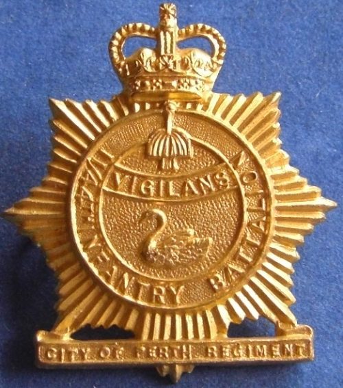 11th/44th Battalion (City of Perth Regiment) - Brass Hat Badge 1953 - 60