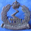 33rd Battalion (The New England Regiment) - Oxidised Hat Badge - 1930 to 1942
