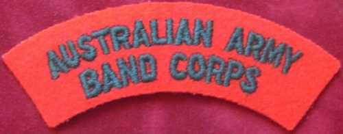 Battledress Flash - ROYAL AUSTRALIAN BAND CORPS