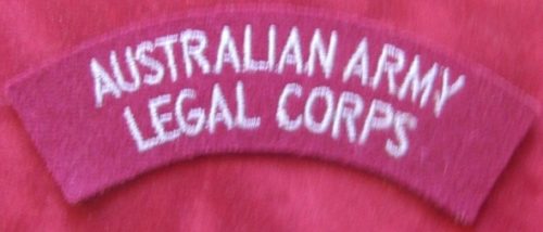 Battledress Flash - AUSTRALIAN ARMY LEGAL CORPS