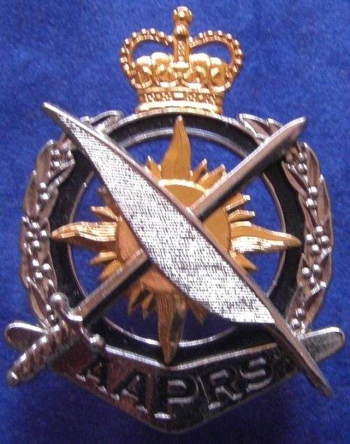 Australian Army Public Relations Service Hat Badge to Australian Militaria Sales
