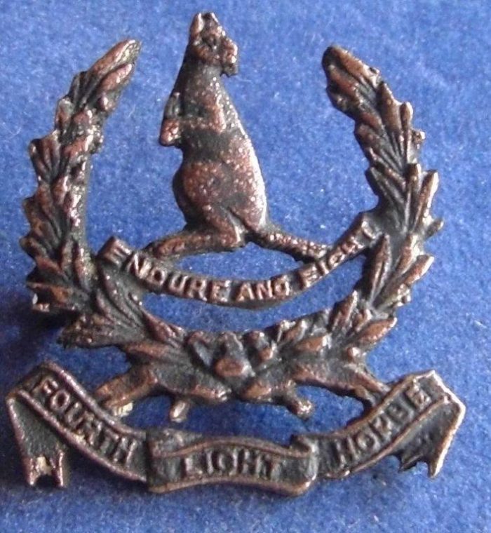 4th Australian Light Horse AIF - Unofficial collar badge