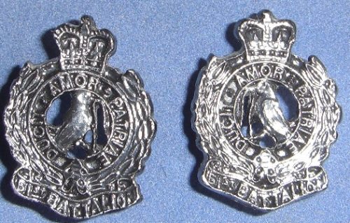 51st Battalion, Far North Queensland Regiment - Opposing Collar Badge Pair - 1st Pattern