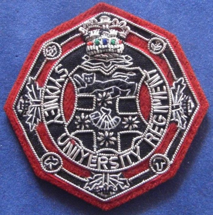 Sydney University Regiment - hat badge - Beret Badge (Bullion)