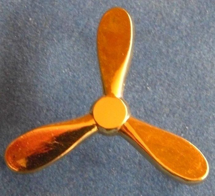 Royal Australian Air Force - Air Training Corps Proficiency Badge (3 Bladed Propeller Gold)