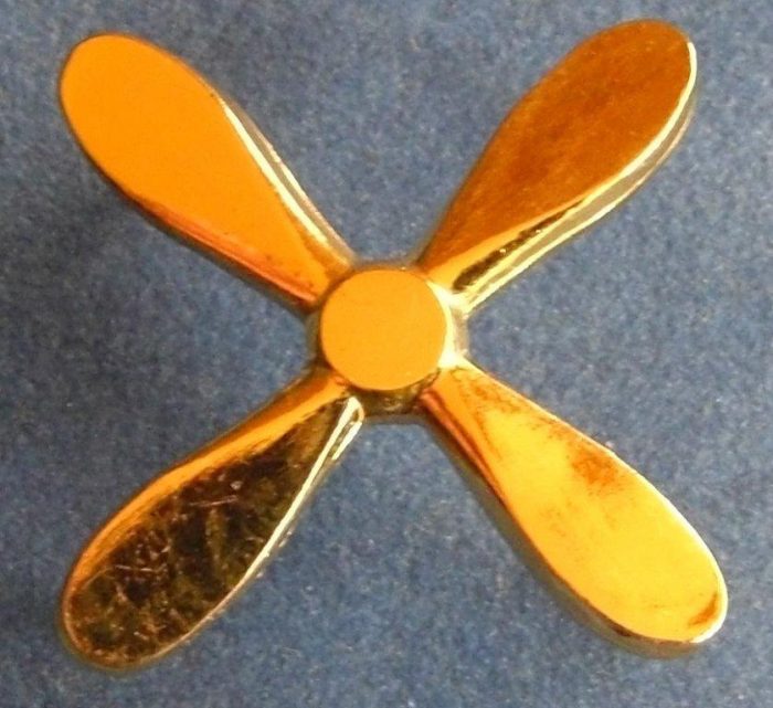 Royal Australian Air Force - Air Training Corps Advanced Badge (4 Bladed Propeller Gold)
