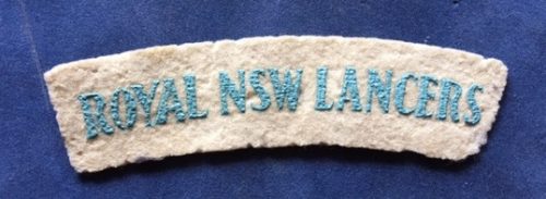 Battledress Flash - ROYAL NSW LANCERS (1948 to 1950)