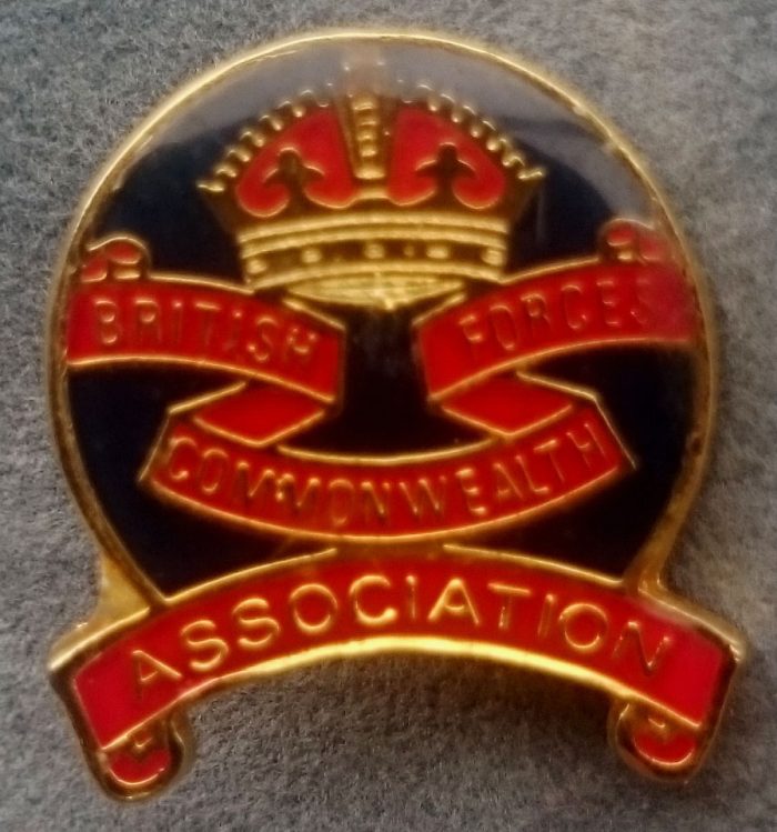 British Commonwealth Forces Association - Membership Badge