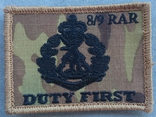 8th/9th Battalion (The Royal Australian Regiment) (8/9RAR) - Afghanistan Deployment Patch (Multicam - Later Issue)