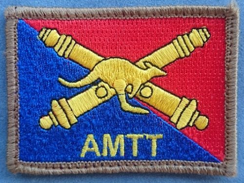 Australian Artillery Mentoring Training Team (AMTT) - Afghanistan Deployment Patch (Red/Blue)