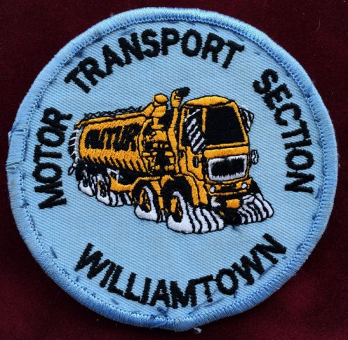 RAAF Motor Transport Section Williamtown cloth patch