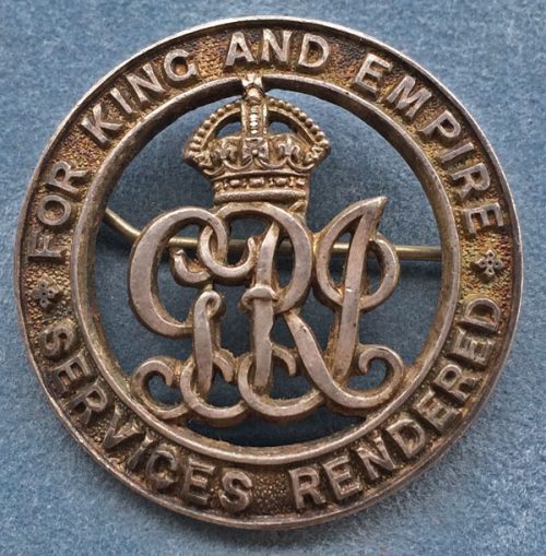 Silver War Badge - A2287 (980 Stephen Roy CLARK - 2nd Battalion)