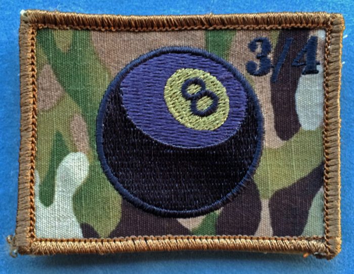 'B' Squadron, 3rd/4th Cavalry Regiment - Afghanistan Deployment Patch