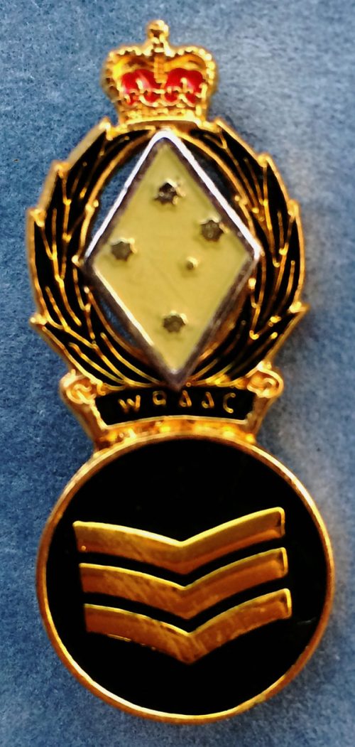 WRAAC - Metal Rank Badge - Sergeant