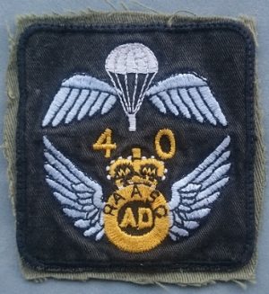 40 (Air Dispatch) Platoon, Royal Australian Army Service Corps Patch - circa 1960s