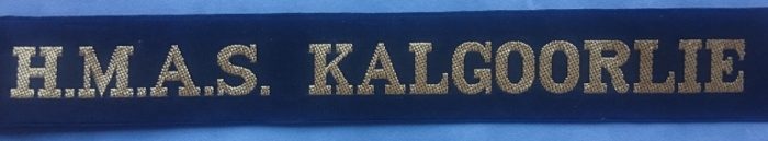 RAN Tally Band - HMAS Kalgoorlie
