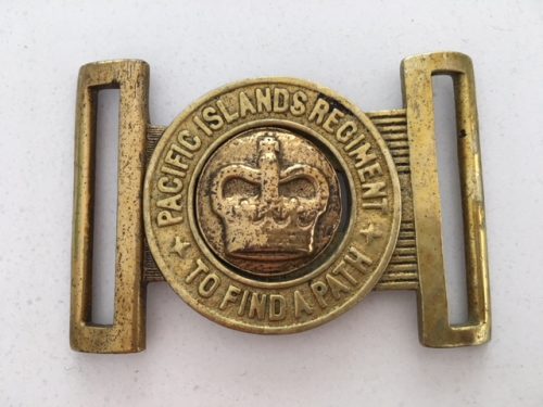 Pacific Islands Regiment - Brass Belt Buckle - circa 1960s