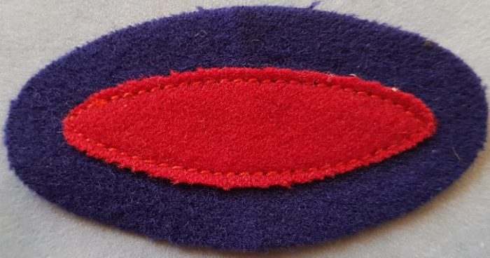 WW1 Colour Patch - Australian Army Ordnance Corps (AAOC) - 3rd Australian Division 1916 - 1919