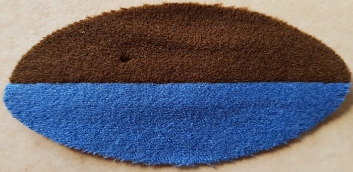 WW1 Colour Patch - 43rd Battalion AIF 1916 - 1919