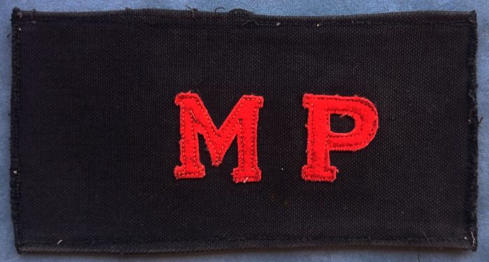 Brassard - Black - Military Police (MP)