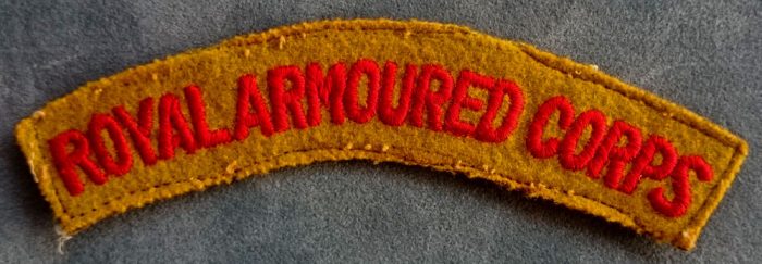 UK - Royal Armoured Corps - Shoulder Flash