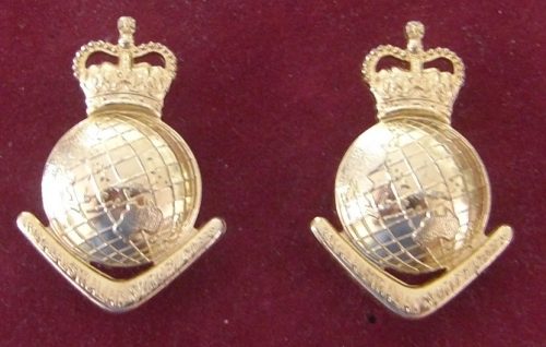 Royal Australian Army Survey Corps - Collar Badge Pair - Anodised