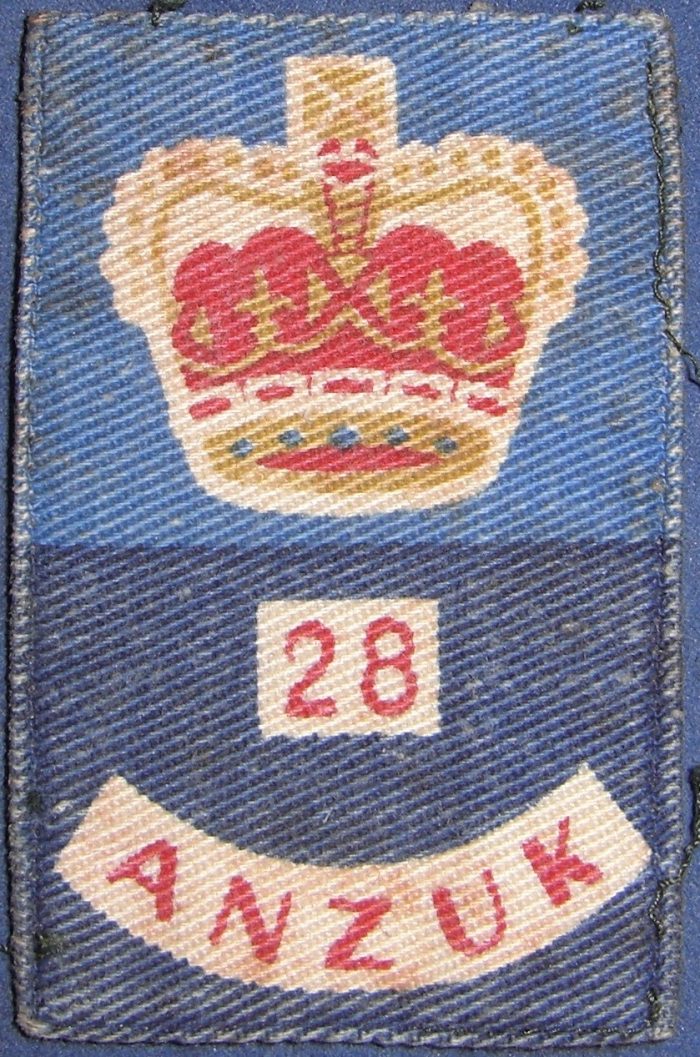 28th Commonwealth Brigade Patch - circa 1972 (3rd Pattern)