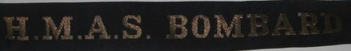 RAN Tally Band - HMAS Bombard