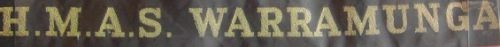 RAN Tally Band - HMAS Warramunga