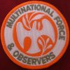 Multinational Force & Observers (MFO) Deployment Patch - Current Issue (with velcro)