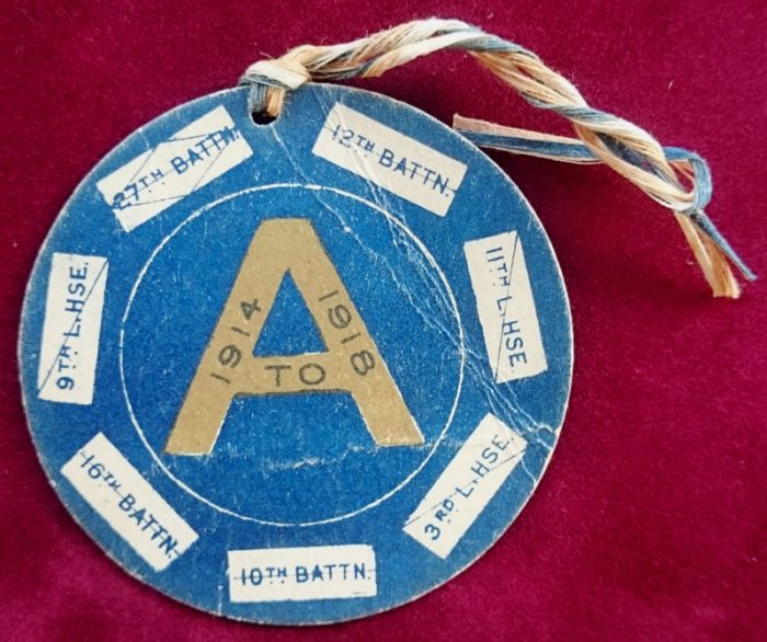 Anzac 1914 to 1918 Cardboard Token - Image 2